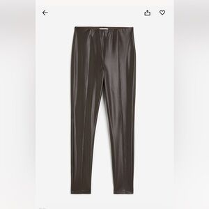 H&M faux leather leggings